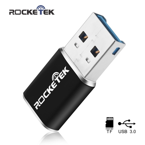 Rocketek usb 3.0 mémoire multi otg téléphone lecteur de carte 5 Gbps adaptateur En Aluminium pour TF micro SD pc ordinateur portable accessoires ► Photo 1/6