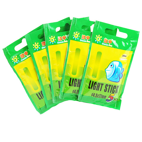 10/25/50 pcs 4.5*37mm Nuit De Pêche Flotteur Lumineux Lumière Fluorescente bâton Tige Multi- couleur LightsDark Lueur Bâton ► Photo 1/6