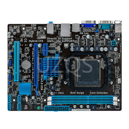 Carte mère 100% originale d'occasion pour Asus M5A78L-M LX3 PLUS, composant pour ordinateur de bureau, mémoire DDR3 AM3 +, carte graphique intégrée ► Photo 1/1