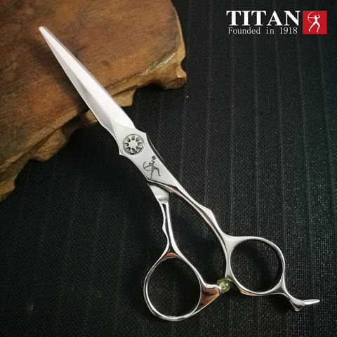 Titan ciseaux à cheveux en acier vg10, fait à la main sharp ciseaux ► Photo 1/6