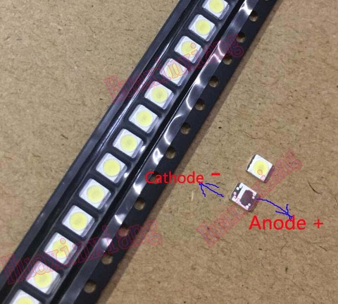 500 pièces/lot LG Innotek SMD LED 3528 2835 3V 1W 100LM blanc froid pour TV LCD rétro-éclairage Application ► Photo 1/2