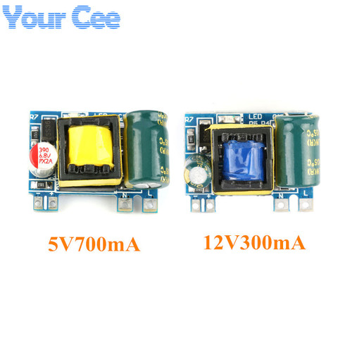 AC-DC 5V 700mA 12V 300mA 3.5W commutateur isolé Module d'alimentation Buck convertisseur abaisseur Module 220V tour 5 V/12 V ► Photo 1/6