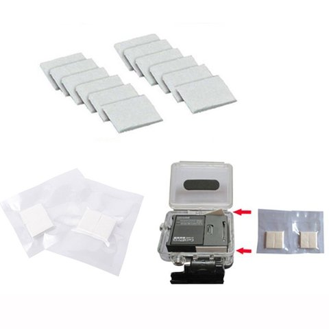 60 pcs/lot pour Gopro Anti-Brouillard Inserts Anti Brouillard Recycler Séchage Inserts pour Gopro Hero 6 5 4 3 + 3 2 SJCAM Xiaomi yi Camera Action ► Photo 1/5