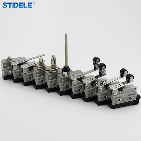 STDELE Microswitch AZ-7141. AZ-7110.AZ-7121.AZ-7311.AZ-7100.AZ-7166.AZ-7124small interrupteur de course horizontal interrupteur de fin de course réinitialiser ► Photo 1/5