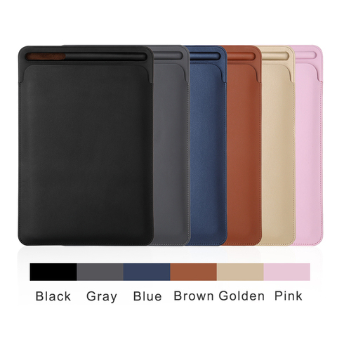 Pour iPad 9.7 Case 2022 2017 Pro 10.5 11 pouces sac général manchon étui pour Air 3 Air 4 10.9 pochette sac housse avec fente pour crayon ► Photo 1/6