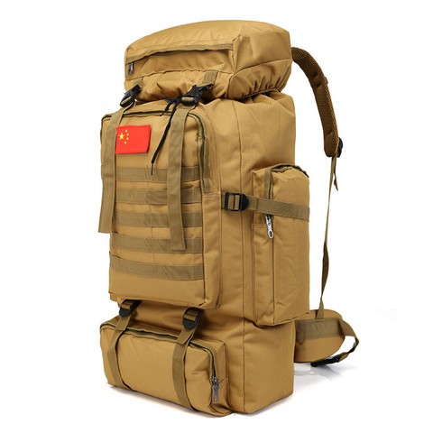 Sac à dos militaire tactique de grande capacité 70l, sac à dos militaire de grande capacité pour Sports de plein air, Camping, randonnée, voyage ► Photo 1/1