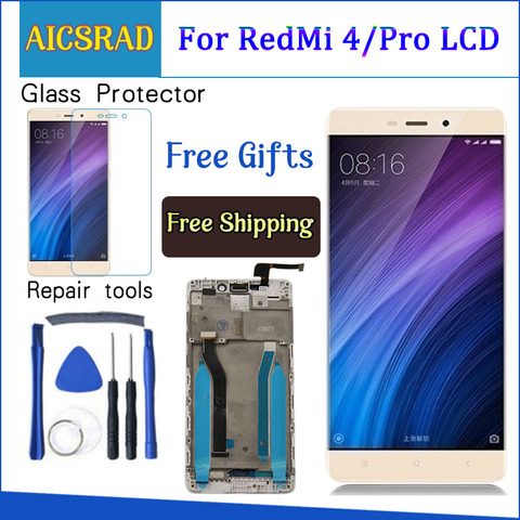 AICSRAD 5.0 'LCD pour XIAOMI Redmi 4 Pro écran tactile d'affichage avec cadre pour XIAOMI Redmi 4 Prime écran LCD remplacement ► Photo 1/5