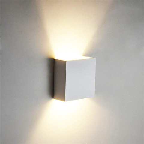 Lampe murale Cube moderne, éclairage d'intérieur, 6W 85-LED V, luminaire pour la maison, décoration, applique en aluminium, pour le couloir de chevet ► Photo 1/6