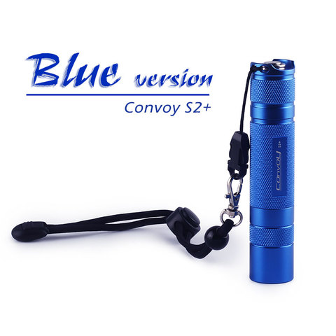 Convoi S2 + bleu Cree XML2 U2-1A EDC lampe de poche LED, torche, lanterne, auto-défense, lumière de camping, lampe, pour vélo, cadeau pour les gars ► Photo 1/2