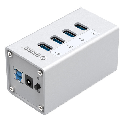 ORICO – hub USB 3.0 A3H4 en aluminium haute vitesse, avec ports multiples, adaptateur universel un à quatre, pour ordinateur ► Photo 1/1
