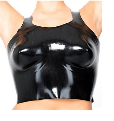 Combinaison de soutien-gorge en latex avec ceinture, tenue de corps, large poitrine, sexy, haut de soutien-gorge, style multi, nouvelle collection ► Photo 1/6