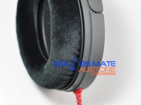 Oreillettes de remplacement en velours pour Sennheiser HD545, HD565, HD600, HD650, casque léger en soie ► Photo 1/5