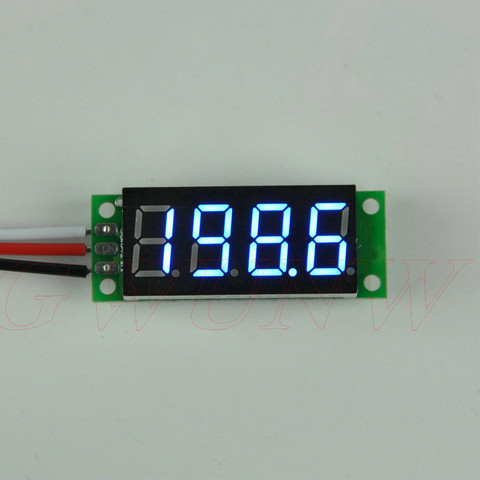 GWUNW – testeur de Micro tension BY436V DC 0-199.9V(200V), 0.36 pouces 4 bits, voltmètre à affichage numérique LED, sans coque ► Photo 1/5