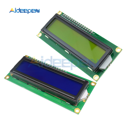 Interface série IIC/I2C 1602 16X2, Module LCD rétro-éclairé LCD-1602 5V pour affichage jaune/bleu Arduino ► Photo 1/6