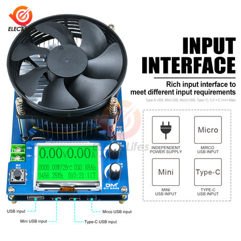 Testeur de batterie électronique à courant Constant, LCM 2.2 W, 150 pouces, capacité de décharge au lithium plomb-acide, 10a ► Photo 1/6