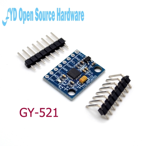 GY-521 MPU-6050 MPU6050 Module de capteur 3 axes Gyroscope accéléromètre Module de capteur Module Compatible pour arduino MPU 6050 GY521 ► Photo 1/4