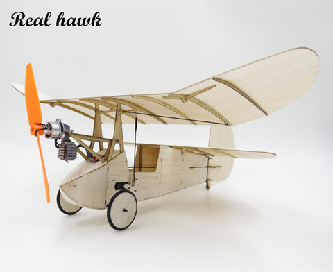 Avion RC coupe Laser Balsa bois avion Newton haut de l'aile cadre sans couverture envergure 358mm Balsa bois maquette Kit ► Photo 1/1