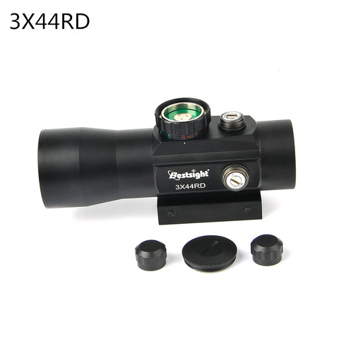 3X44RD vert rouge point portée de visée tactique 11/20mm Rail lunette de visée ajustement Picatinny monture de chasse ► Photo 1/6