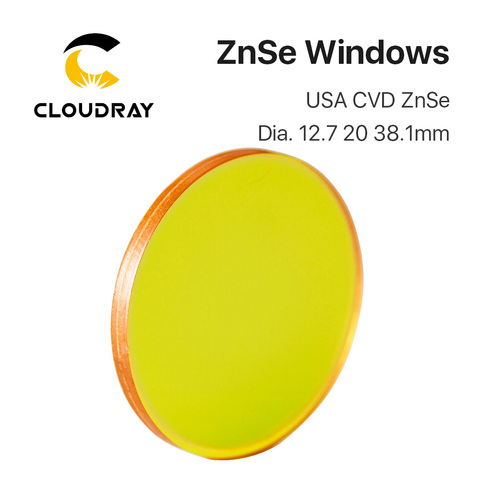 Fenêtre de protection USA CVD ZnSe, matériau, diamètre 12.7 20 38.1mm ► Photo 1/1