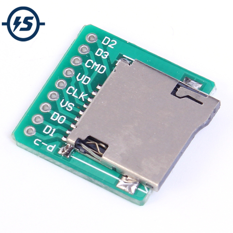 Carte mémoire Micro SD TF carte carte Interface adaptateur Module Pinboard 20x20mm 2mm Ultra-petit ► Photo 1/6