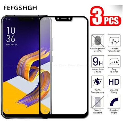 Pour verre trempé Asus ZenFone 5 ZE620KL protecteur d'écran Asus ZenFone 5 2022 ZE620KL ZE620 KL X00QD couvercle complet en verre ► Photo 1/6