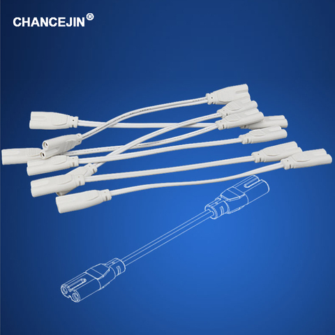 Câble de connexion flexible T4 T5 T8, cordon de connexion pour tube fluorescent de 20cm, 30cm, 50cm et lampe tube LED cm de long ► Photo 1/6