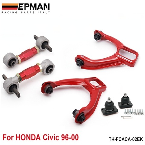 Bras de commande inférieur arrière + Kits de cambrure avant adaptés pour Honda Civic CX Si EP-FCACA-02EK ► Photo 1/3