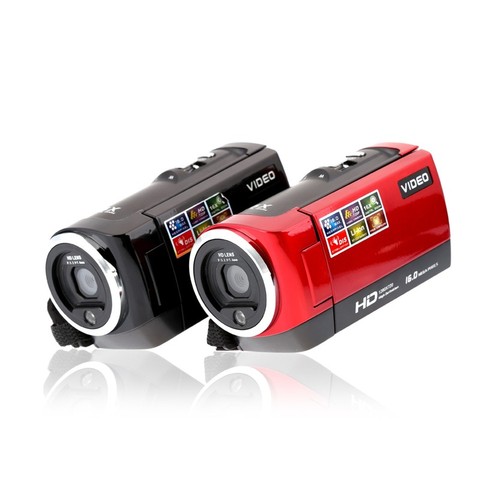 Caméra numérique HD 720P HDV, caméscope 16mp, Zoom 16x, capteur COMS, 270 degrés, écran LCD TFT 2.7 pouces, nouveau ► Photo 1/6