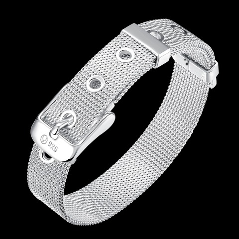 Nouveau bracelet de couleur en argent sterling N925 élégant pour hommes de haute qualité pour femmes ► Photo 1/6