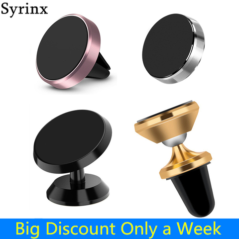 SYRINX – Support magnétique de tableau de bord de voiture pour téléphone portable, autocollant mural magnétique pour Iphone X XS Max ► Photo 1/6