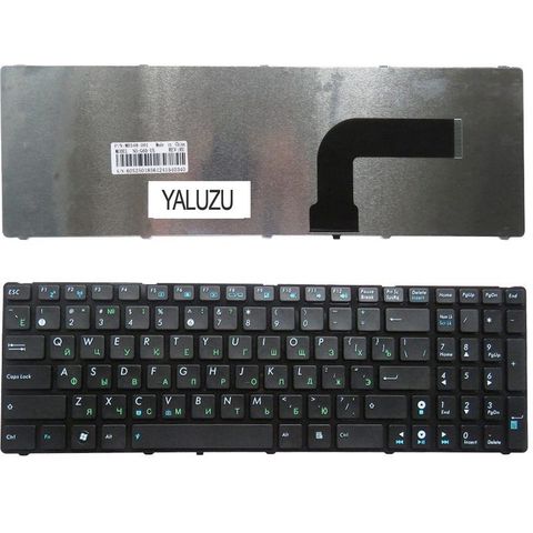 ASUS – clavier russe noir RU neuf, pour N61Ja N61Jq N61Jv N61VG N61VF K53E G53 G53JW K73 k72 k72s K73B K73E K73S k73sd ► Photo 1/3