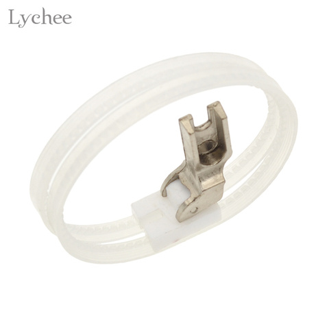 Lychee-pied presseur pour Machine à coudre, Double rouleau, avec anneaux en plastique ► Photo 1/4
