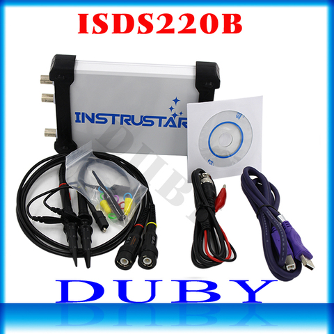 ISDS220B 4 EN 1 Multifonctionnel PC USB virtuel Numérique oscilloscope + Analyseur de Spectre + DDS + Balayage signal générateur 60 M 200 MS/s ► Photo 1/6