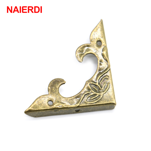 NAIERDI – support d'angle pour album Scrapbooking, 30mm x 30mm, 10 pièces, protection décorative Antique, artisanat pour matériel de meubles ► Photo 1/6