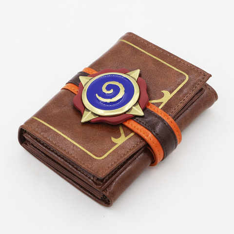 MSMO-carte portefeuille en cuir gaufré avec pierre à cœur, ensemble héros de Warcraft, nouvel ensemble cadeau ► Photo 1/6