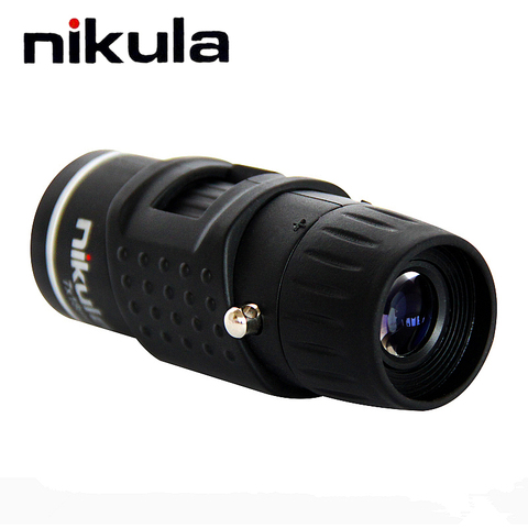 Nikula 7X18 poche monoculaire mise au point automatique Mini télescope pour Camping en plein air nécessaire faible poids avec pochette de transport Teleskop ► Photo 1/6