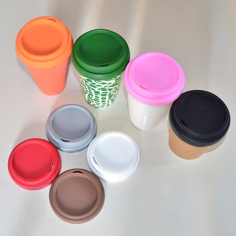 Couvercle en silicone réutilisable, couvercle pour tasse à café en céramique, couvercles pour tasse d'eau, FDA, 20 pièces/lot, couvercle Durable ► Photo 1/6