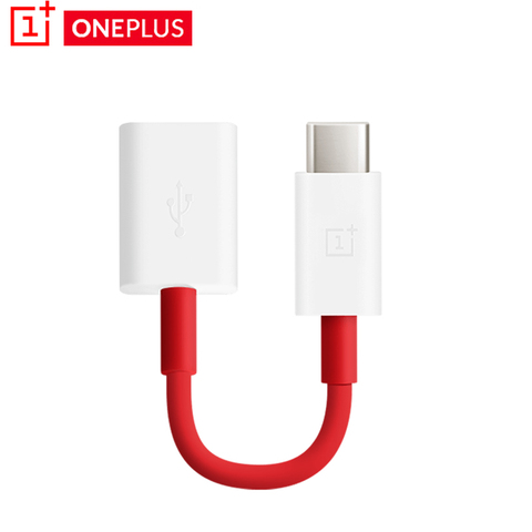 OnePlus – câble adaptateur usb type-c OTG Original 8 7 pro7t/6t/6/3T/5/5T, convertisseur de données, support de clé usb/U 1 + 3T 5 6 6t ► Photo 1/6