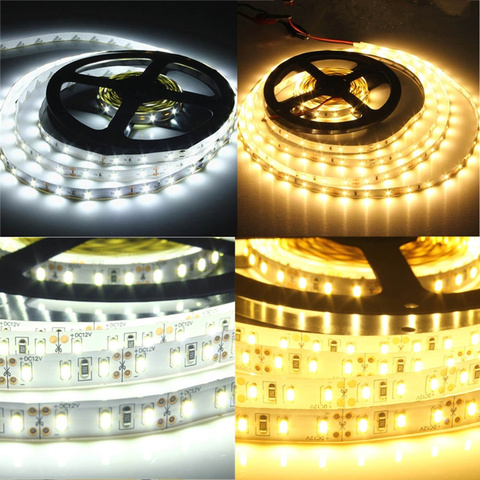 Bande lumineuse LED 5630, dc 12v, 5 m/rouleau, 300led, 5730, flexible, Non étanche, pour décoration intérieure de la maison ► Photo 1/6