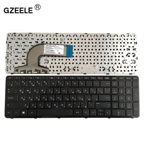 GZEELE – clavier russe noir avec cadre, disposition RU, pour HP pavillon 776778-251 749022-251 747140-251 15g ► Photo 1/6