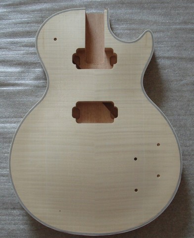 Corps de guitare électrique bricolage inachevé en bois massif ► Photo 1/2