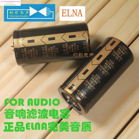 Condensateur électrolytique supercondensateur 4 pièces/10 pièces Elna La5 pour LAO audio 100v 10000uf Hifi pour amplificateur de filtre livraison gratuite ► Photo 1/2