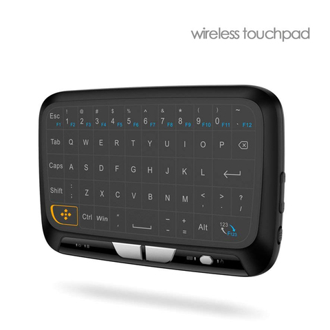 Mini clavier tactile Air H18, 2.4 GHz, plein écran, pavé tactile, compatible avec Android TV Box, Notebook, ordinateur de bureau ► Photo 1/6