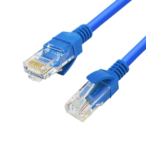 Câble Ethernet RJ45 bleu, 1M-30M, LAN Cat5 CAT5e, cordon de raccordement pour ordinateur, ordinateur portable, Modem, routeur ► Photo 1/1