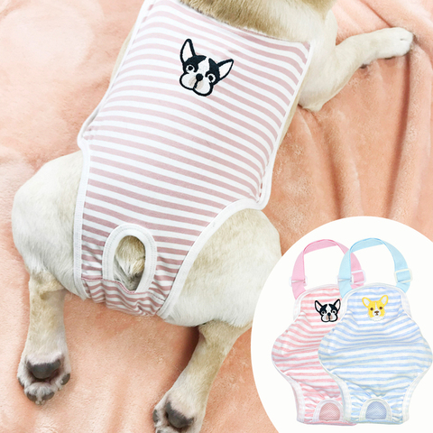 Pantalons en coton pour animaux domestiques, sous-vêtements pour chiens, chats, chiots, culottes hygiéniques ► Photo 1/6