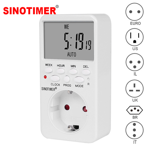 Minuterie numérique numérique Programmable avec écran LCD, sortie pour la cuisine, 230V, 50HZ ► Photo 1/6