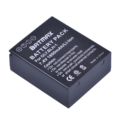 1 Pc 1800 mAh BLH-1 BLH1 Batteries de l'appareil photo pour Olympus batterie BLH-1 et Olympus E-M1 Mark II appareil photo ► Photo 1/4