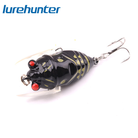 Appât artificiel pour la pêche à la cigale, leurre pour attraper des poissons comme les cigales, Crankbait, les insectes, les hameçons triples, matériel pour pêcher, 5.8g, 4.5cm, 1 pièces ► Photo 1/6