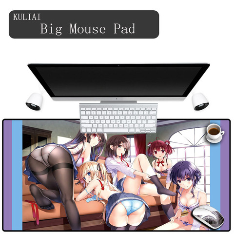 XGZ-tapis de souris motif Anime, grand tapis de souris pour jeu en caoutchouc, Sexy, pour bureau et ordinateur portable ► Photo 1/6