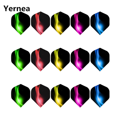 Yernea-fléchettes de vol, 15 pièces/5 ensembles, jeu de fléchettes professionnelles 2D, couleur de jeu, accessoires de fléchettes, vente en gros, nouveauté ► Photo 1/6